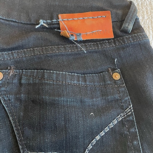 Union Flare Jeans - Onyx Style - Dark Blue Wash - Picture 7 of 8